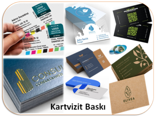 Kartvizit Baskı, Kartvizit Baskı Çeşitleri, Kartvizit Çeşitleri, Standart Kartvizit, Kabartma Laklı Kartvizit, Sıvama Kartvizit, Kraft Kartvizit, Şeffaf Plastik Kartvizit, QR Kodlu Kartvizit, Dijital Kartvizit, QR Kod Kartvizit, Pleksi Kartvizit, Metal Kartvizit, Magnet Kartvizit