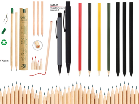 Promosyon Kalem Çeşitleri, Plastik Kalem Çeşitleri, Metal Kalem Çeşitleri, Touchpen (Dokunmatik) Kalem Çeşitleri, Tohumlu Kalem Çeşitleri, Ekolojik Kalem Çeşitleri, Roller Kalem Çeşitleri, Kurşun Kalem Çeşitleri,  Versatil Kalem Çeşitleri, Fosforlu (Marker) Kalem Çeşitleri, Kalem Setleri Çeşitleri, Kalem Kutusu Çeşitleri, Kalem Kılıfı Çeşitleri, Baskılı Kalem Kutusu, Baskısız Kalem Kutusu, Baskılı Kalem Kılıfı, Baskısız Kalem Kılıfı
